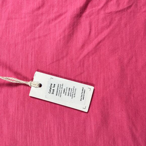 Mersea Catalina Slub Tee One Size NWT Pink - Picture 3 of 4